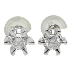 Pt900 プラチナ ダイヤモンド ダイヤ0.30ct スタッドピアス ピアス レディース 【中古】