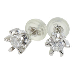 Pt900 プラチナ ダイヤモンド ダイヤ0.30ct スタッドピアス ピアス レディース 【中古】
