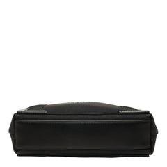 バレンシアガ ネイビーカバスXS ハンドバッグ ショルダーバッグ 2WAY 390346 ブラック キャンバス レザー レディース BALENCIAGA 【中古】
