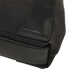 バレンシアガ ネイビーカバスXS ハンドバッグ ショルダーバッグ 2WAY 390346 ブラック キャンバス レザー レディース BALENCIAGA 【中古】