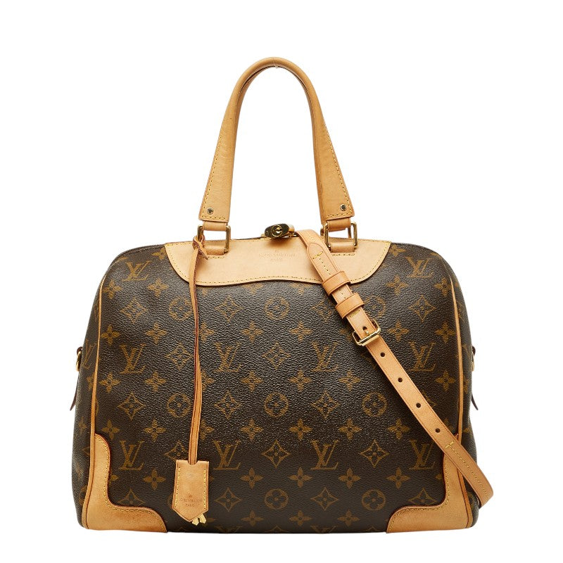 ルイ ヴィトン モノグラム レティーロ ハンドバッグ ショルダーバッグ 2WAY M50056 ブラウン PVC レザー レディース LOUIS VUITTON 【中古】