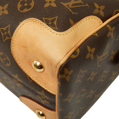 ルイ ヴィトン モノグラム レティーロ ハンドバッグ ショルダーバッグ 2WAY M50056 ブラウン PVC レザー レディース LOUIS VUITTON 【中古】