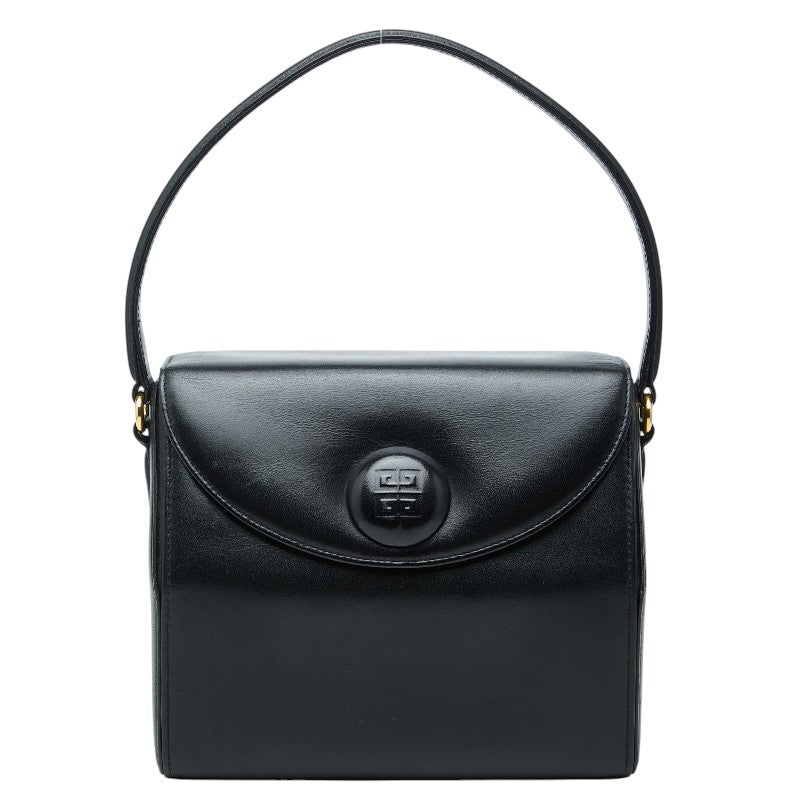 ジバンシー 4Gロゴ ハンドバッグ ブラック レザー レディース Givenchy 【中古】