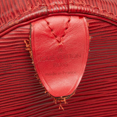 ルイ ヴィトン エピ キーポル 50 ボストンバッグ M42967 カスティリアンレッド レザー レディース LOUIS VUITTON 【中古】