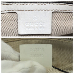 グッチ シェリーライン ハンドバッグ ショルダーバッグ 2WAY 247205 ネイビー マルチカラー キャンバス レザー レディース GUCCI 中古