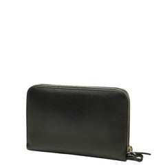 ジョルジオアルマーニ クラッチバッグ セカンドバッグ ブラック レザー メンズ GIORGIO ARMANI 【中古】
