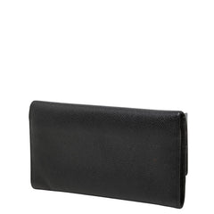 ブルガリ 二つ折り財布 ブラック レザー レディース BVLGARI 【中古】