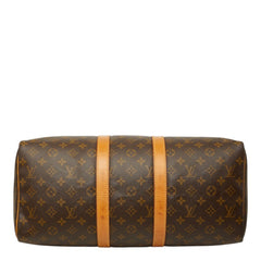ルイ ヴィトン モノグラム キーポル45 ボストンバッグ ハンドバッグ M41428 ブラウン PVC レザー レディース LOUIS VUITTON 中古