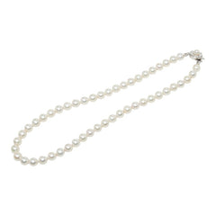 SV925 シルバー アコヤ真珠 アコヤパール7.5～8.1mm ネックレス レディース 【中古】