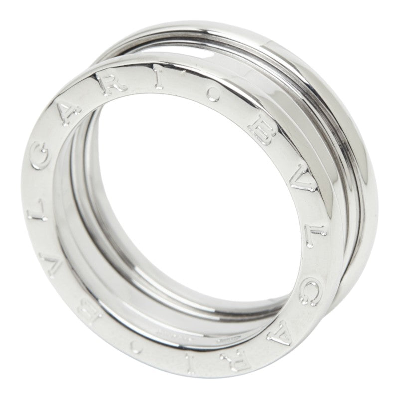 ブルガリ B-ZERO1 ビーゼロワン 2バンド リング 指輪 #56 K18WG ホワイトゴールド メンズ BVLGARI 中古