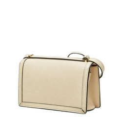 ロエベ バルセロナ スモール 斜め掛け ショルダーバッグ アイボリー系 レザー レディース LOEWE 【中古】