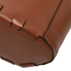 ロエベ アナグラム バンブー バケットバッグ ハンドバッグ ショルダーバッグ 2WAY ブラウン レザー レディース LOEWE 中古