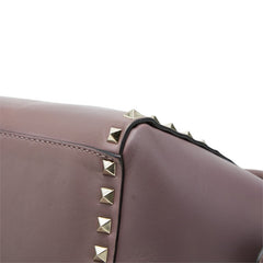 ヴァレンチノ ガラヴァーニ ロックスタッズ ハンドバッグ ショルダーバッグ 2WAY BG-L540BOL2 パープル系 レザー レディース Valentino 【中古】