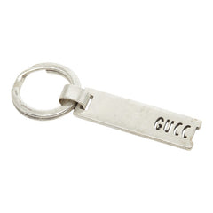 グッチ ロゴプレート キーリング キーホルダー SV925 シルバー レディース GUCCI 【中古】