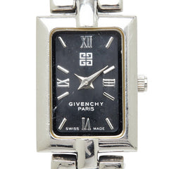 ジバンシー ミレジム バングルウォッチ 腕時計 1569465 クオーツ ブラック文字盤 ステンレススチール レディース Givenchy 【中古】
