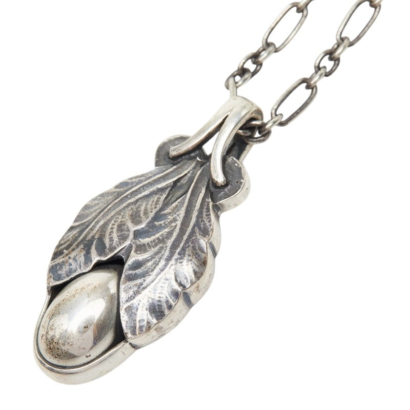 ジョージジェンセン チェーン ペンダント ネックレス SV925 シルバー レディース Georg Jensen 【中古】