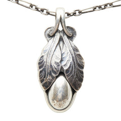 ジョージジェンセン チェーン ペンダント ネックレス SV925 シルバー レディース Georg Jensen 【中古】