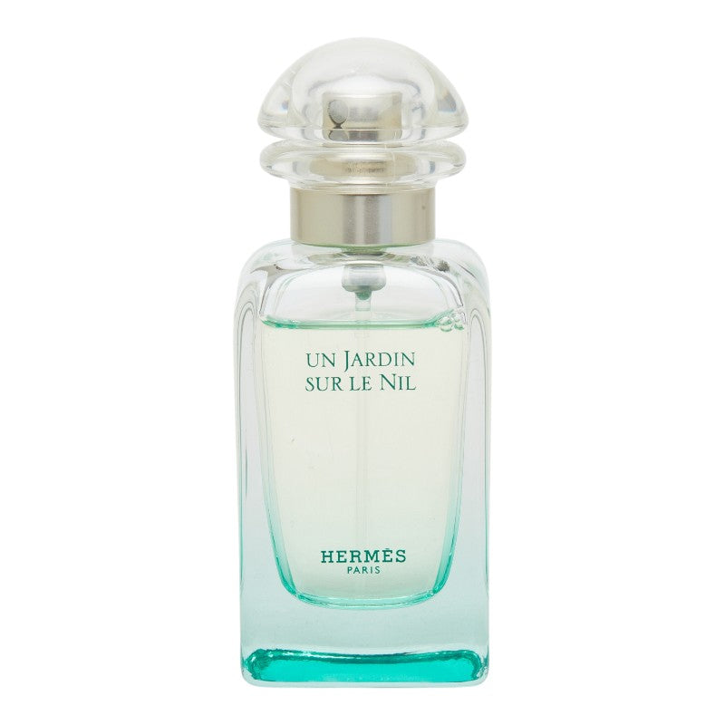 エルメス UN JARDIN オードトワレ ナイルの庭 50 ml 香水 開封済み V20397 グリーン クリア ガラス プラスチック レディース HERMES 【中古】