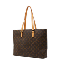 ルイ ヴィトン モノグラム ルコ トートバッグ M51155 ブラウン PVC レザー レディース LOUIS VUITTON 【中古】