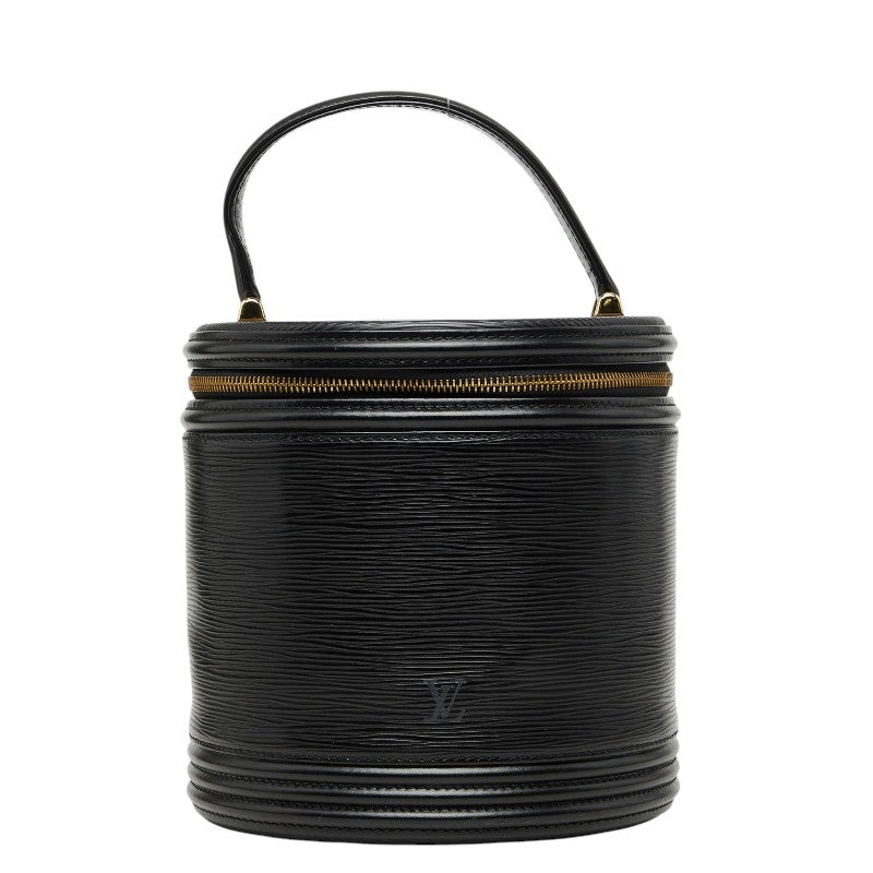 ルイ ヴィトン エピ カンヌ ハンドバッグ バニティバッグ M48032 ノワール ブラック レザー レディース LOUIS VUITTON 【中古】
