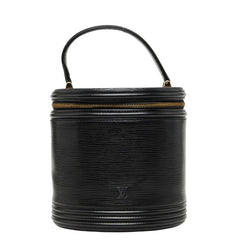 ルイ ヴィトン エピ カンヌ ハンドバッグ バニティバッグ M48032 ノワール ブラック レザー レディース LOUIS VUITTON 【中古】