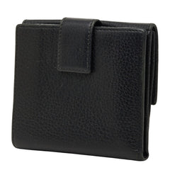 グッチ GGマーモント コンパクトウォレット 二つ折り財布 456122 ブラック レザー レディース GUCCI 【中古】