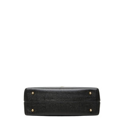 ジバンシー ヴィンテージ ロゴ ハンドバッグ ブラック レザー レディース Givenchy 【中古】