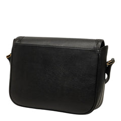 サンローラン 斜め掛け ショルダーバッグ ブラック レザー レディース SAINT LAURENT 【中古】
