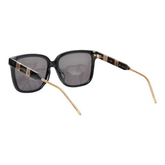 グッチ ウェリントン サングラス GG0599SA ブラック プラスチック レディース GUCCI 【中古】