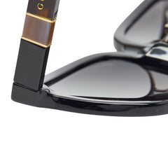 グッチ ウェリントン サングラス GG0599SA ブラック プラスチック レディース GUCCI 【中古】