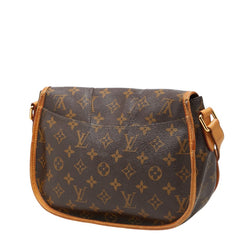 ルイ ヴィトン モノグラム メニルモンタンPM 斜め掛け ショルダーバッグ M40474 ブラウン PVC レザー レディース LOUIS VUITTON 【中古】