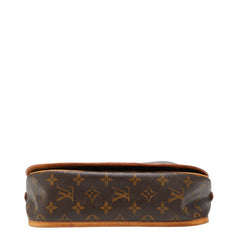 ルイ ヴィトン モノグラム メニルモンタンPM 斜め掛け ショルダーバッグ M40474 ブラウン PVC レザー レディース LOUIS VUITTON 【中古】