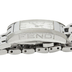 フェンディ オロロジ クラシコ 腕時計 7000L クオーツ ホワイト文字盤 ステンレススチール レディース FENDI 【中古】