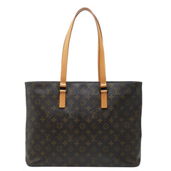ルイ ヴィトン モノグラム ルコ トートバッグ ショルダーバッグ M51155 ブラウン PVC レザー レディース LOUIS VUITTON 【中古】