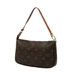 ルイ ヴィトン モノグラム ポシェット アクセソワール ハンドバッグ M58009 ブラウン PVC レザー レディース LOUIS VUITTON 【中古】