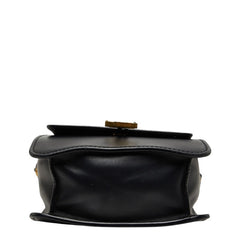 サンローラン カイヤ NORTH/SOUTH SATCHEL YSLロゴ 斜め掛け ショルダーバッグ 668809 ブラック レザー レディース SAINT LAURENT 【中古】