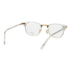 レイバン ロゴ メガネ RB5154 ゴールド クリア プラスチック メッキ レディース Ray-Ban 【中古】