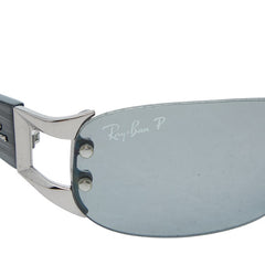 レイバン ロゴ サングラス RB3397 ブラック プラスチック レディース Ray-Ban 【中古】