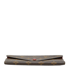 ルイ ヴィトン モノグラム ポルトフォイユ ジョセフィーヌ 長財布 M60139 ブラウン ルージュ PVC レザー レディース LOUIS VUITTON 【中古】
