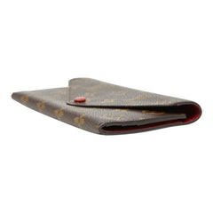 ルイ ヴィトン モノグラム ポルトフォイユ ジョセフィーヌ 長財布 M60139 ブラウン ルージュ PVC レザー レディース LOUIS VUITTON 【中古】