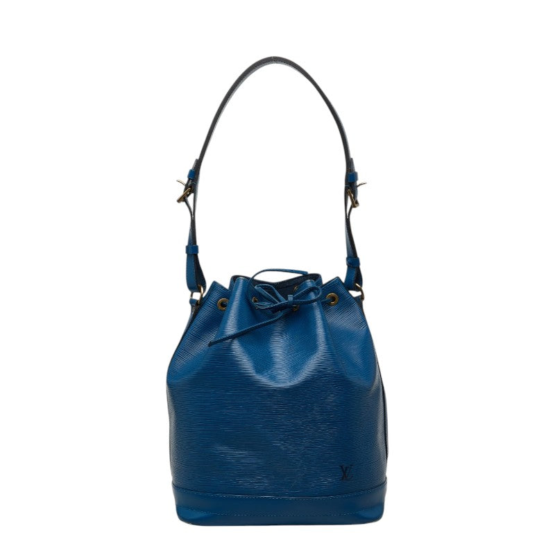 ルイ ヴィトン エピ ノエ ショルダーバッグ 巾着 M44005 トレド ブルー PVC レザー レディース LOUIS VUITTON 【中古】