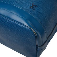 ルイ ヴィトン エピ ノエ ショルダーバッグ 巾着 M44005 トレド ブルー PVC レザー レディース LOUIS VUITTON 【中古】