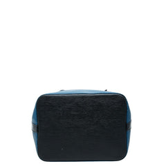 ルイ ヴィトン エピ プチノエ ショルダーバッグ M44152 トレドブルー ノワール レザー レディース LOUIS VUITTON 【中古】
