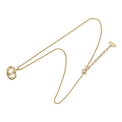 ディオール CDロゴ チェーン ペンダント ネックレス ゴールド メッキ レディース Dior 【中古】