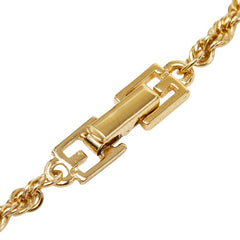 ジバンシー ロゴ チェーン ネックレス ブレスレット 2点 セット ゴールド メッキ レディース Givenchy 【中古】