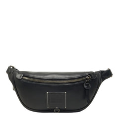 コーチ ウエストバッグ ボディバッグ 37951 ブラック レザー メンズ COACH 中古