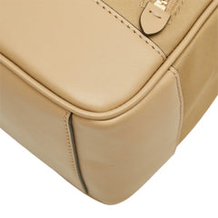 マイケルコース ブルックリン リュック バックパック デイパック 30T2GBNB2C ベージュ ナイロン レザー レディース Michael Kors 中古