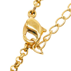 スワロフスキー Exact ペンダント ネックレス ゴールド ラインストーン メッキ レディース SWAROVSKI 【中古】