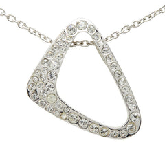 スワロフスキー ペンダント ネックレス シルバー ラインストーン メタル レディース SWAROVSKI 【中古】