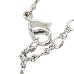 スワロフスキー ハート ペンダント ネックレス シルバー ラインストーン メタル レディース SWAROVSKI 【中古】